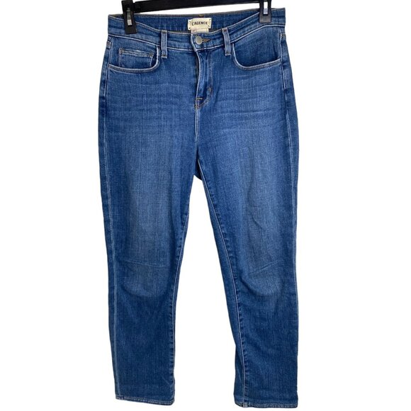 L’Agence Women’s Mid Rise Slouchy Straight Shane‎ Jeans size 24 - Picture 1 of 6